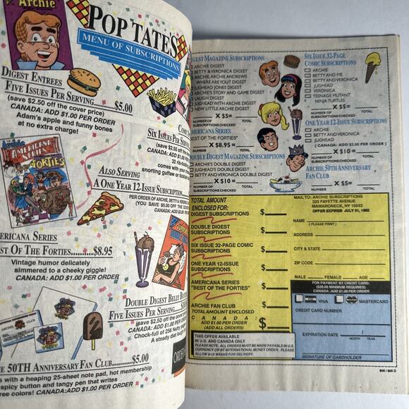 Jughead #35 Archie Comics 1992 - Picture 7 of 7